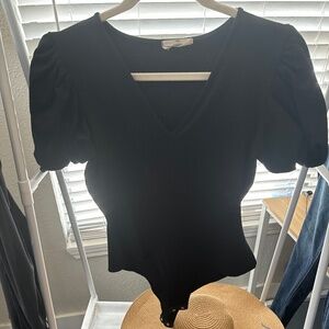 Bubble Sleeve Body Suit